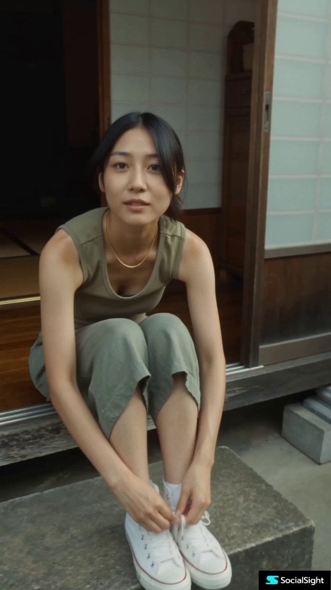 young Japanese woman, early 20s, natural everyday appearance, faded #618303
