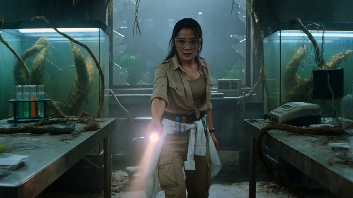 A beautiful stylish Korean woman field scientist, identical appearance